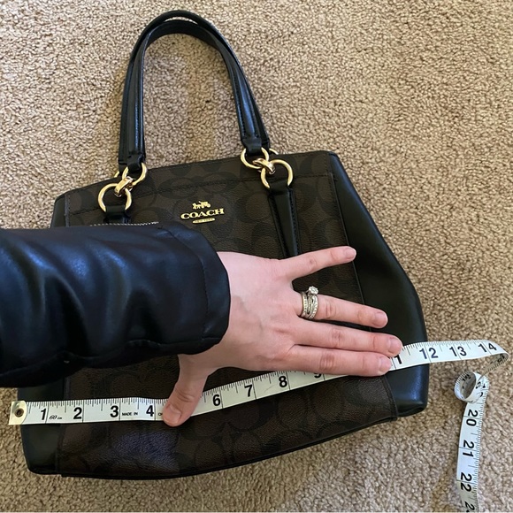 Coach Satchel Bag brown black - Picture 13 of 13